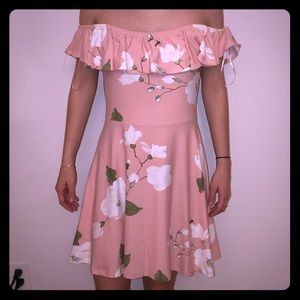 Street wear Society pink sundress brunch floral